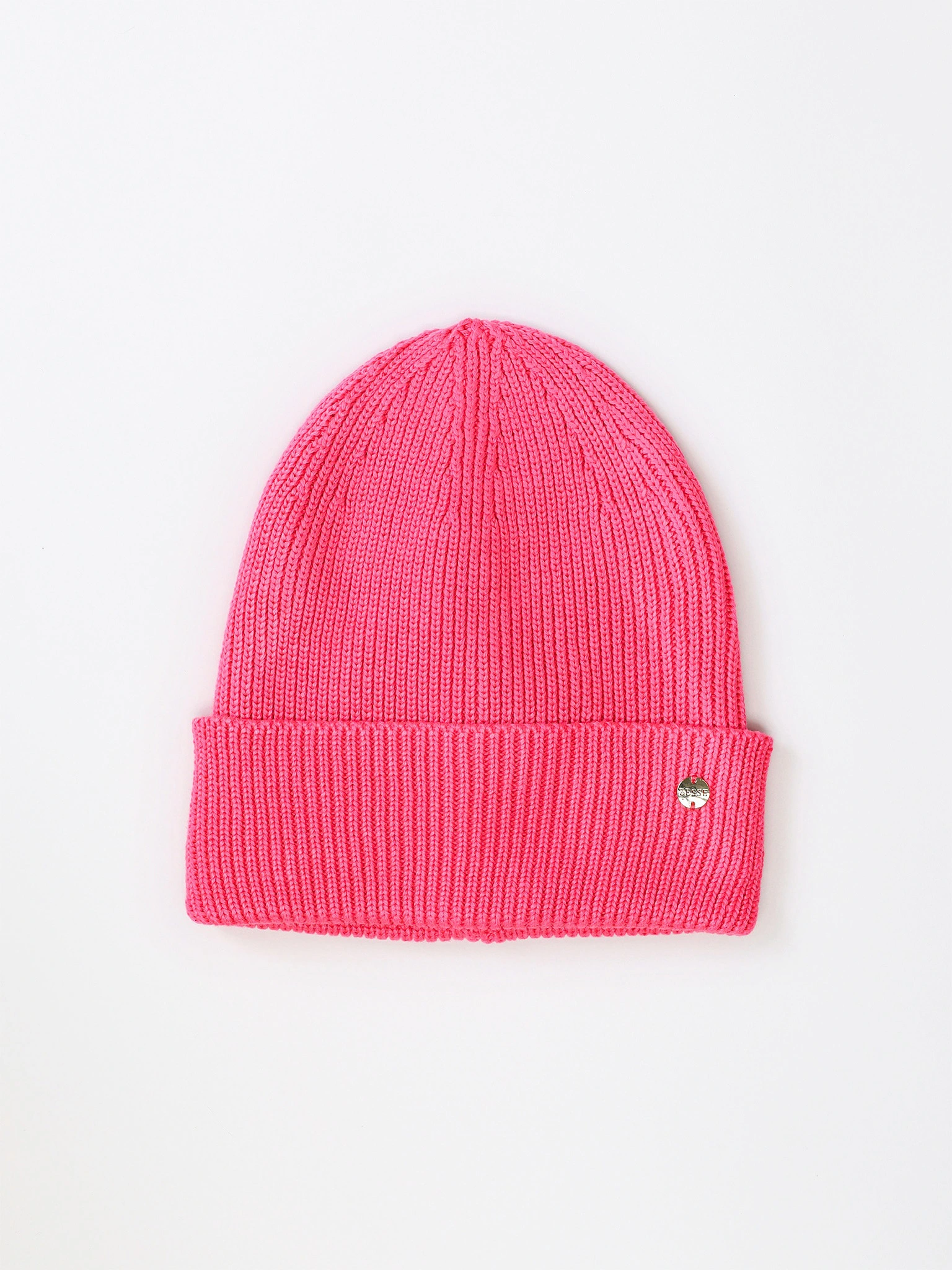 Шапка-бини в ассортименте с отворотом на подкладе